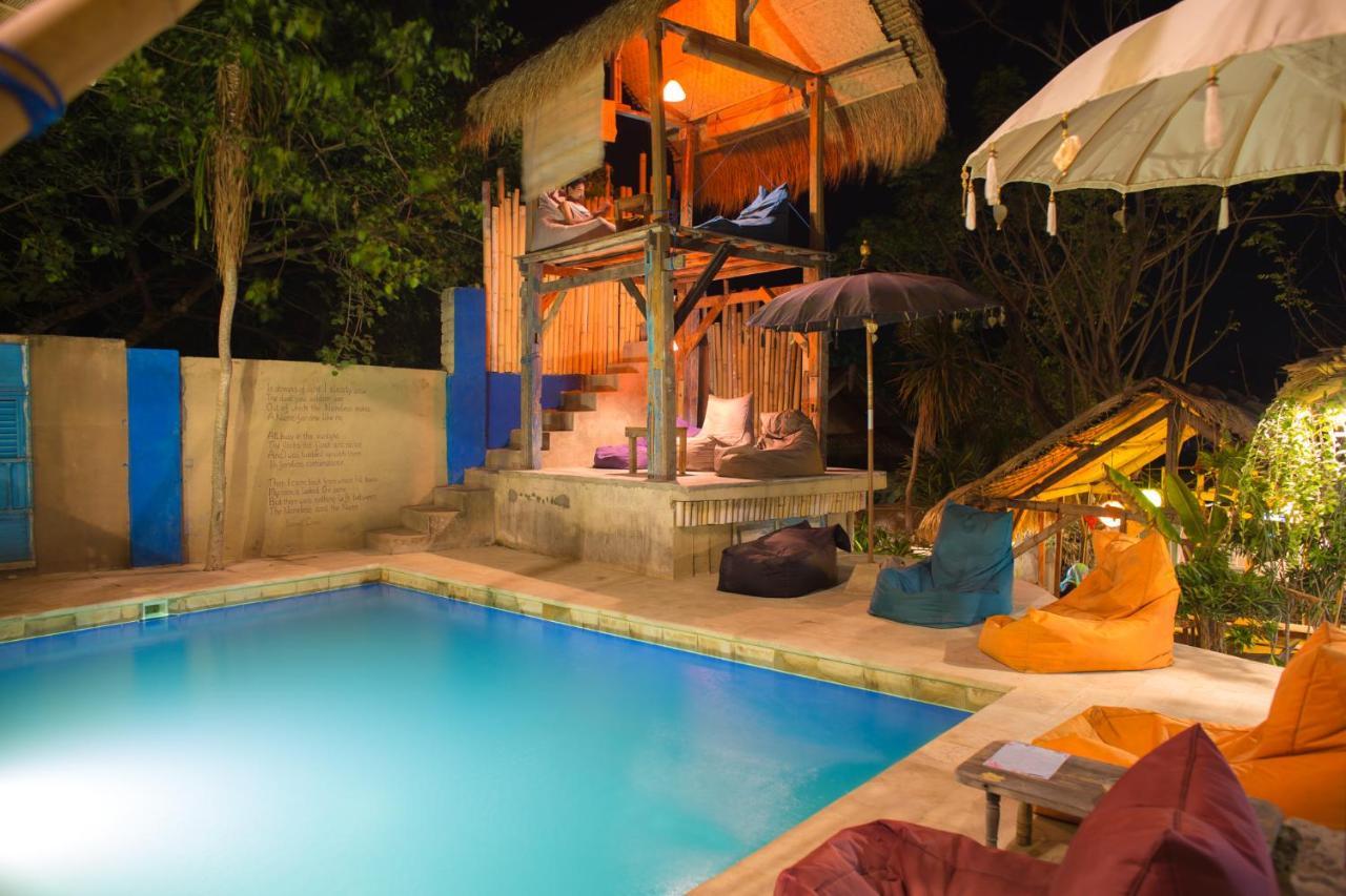 Gili La Boheme Hostel Gili Trawangan Buitenkant foto